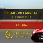 Soi kèo nhà cái Dafabet: Eibar – Villarreal (01h00 ngày 01/11)