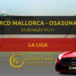Soi kèo nhà cái Dafabet: RCD Mallorca – Osasuna (01h00 ngày 01/11)