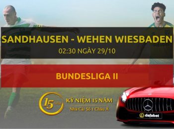 Sandhausen – Wehen Wiesbaden (02h30 ngày 29/10)