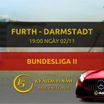 Greuther Furth – SV Darmstadt 1898 (19h00 ngày 02/11)