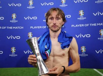 Hòa Italia, Luka Modric tỏ ra thất vọng