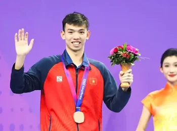 Kình ngư Nguyễn Huy Hoàng tranh HCV tại ASIAD 2026
